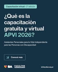 Más de 500 inscriptos en la formación de asistentes personales para la vida independiente.
